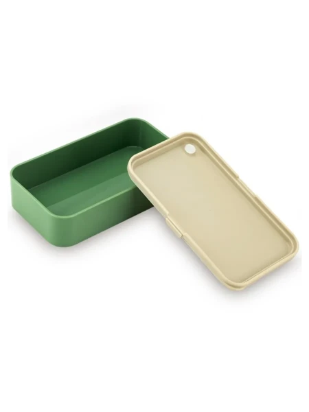 Ланчбокс тм "Арктика", 1200 МЛ, арт. 032-1200, зеленый/бежевый