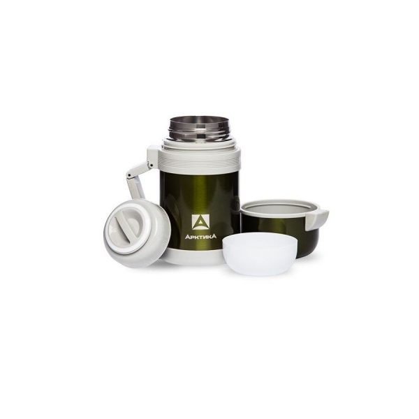 Термос Арктика с широким горлом универсальный 202-1000 болотный