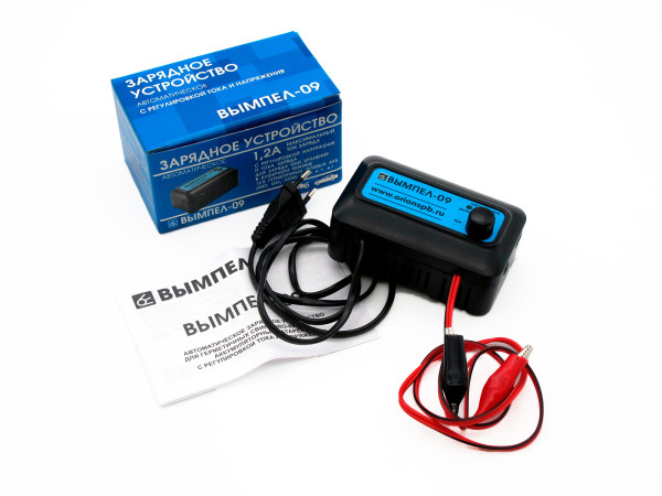 Зарядное устройство Вымпел - 09 (автомат.,1.2А, 12В)