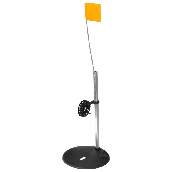 Набор жерлиц RodStars в сумке 10 шт, алюминиевая стойка катушка 75 мм (Оснащенные)