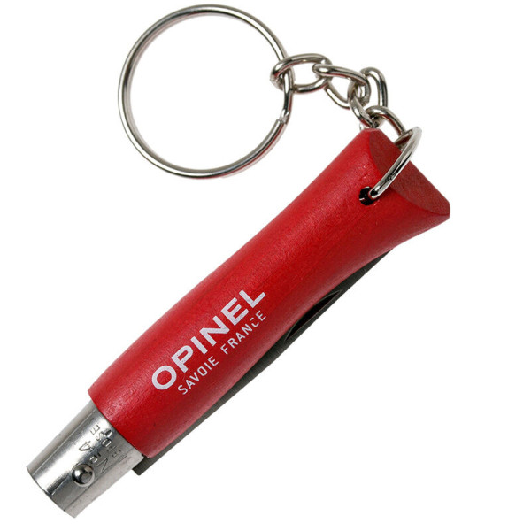 Нож-брелок складной Opinel №4 VRI Red
