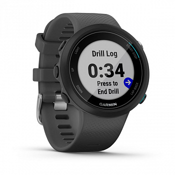 Часы Garmin Swim 2 gps для плавания, с серым ремешком
