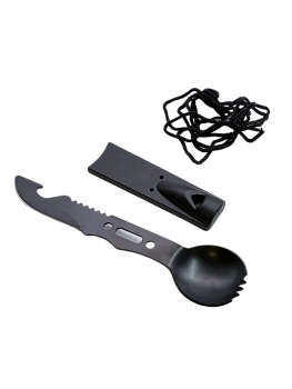 Мультитул Тропоход набор столовых туристических приборов