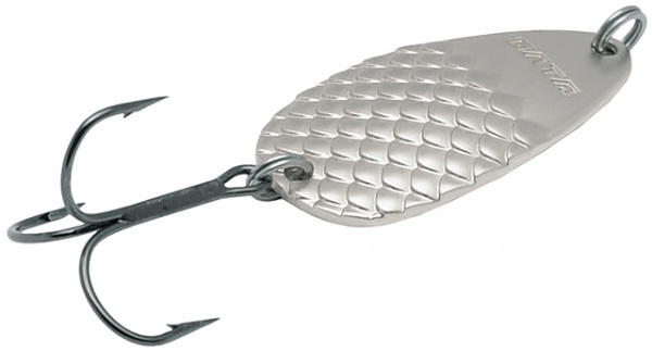 Блесна колеблющаяся "КАМА" Олта (KAM-14-01, матовое серебро, 14г)