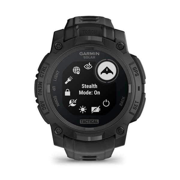 Часы Garmin Instinct 3 50 mm, Solar, Tactical Black with Charcoal Band 010-02935-50