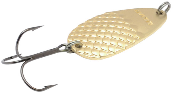 Блесна колеблющаяся "КАМА" Олта (KAM-14-02 матовое золото, 14г)